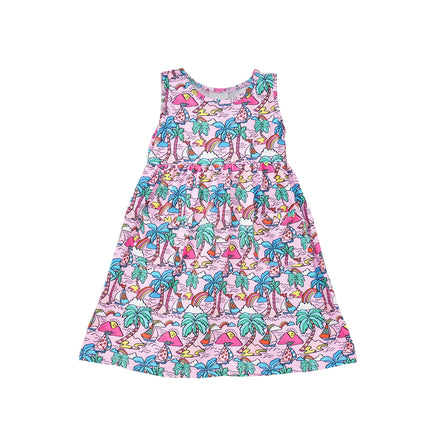 Kids UPF50+ Dahlia Sleeveless Dress with Pockets