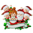 Santa & Mrs Claus Family Personalized Christmas Ornament