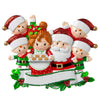 Santa & Mrs Claus Family Personalized Christmas Ornament