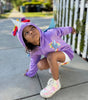 Purple Rainbow Unicorn 3D Hoodie