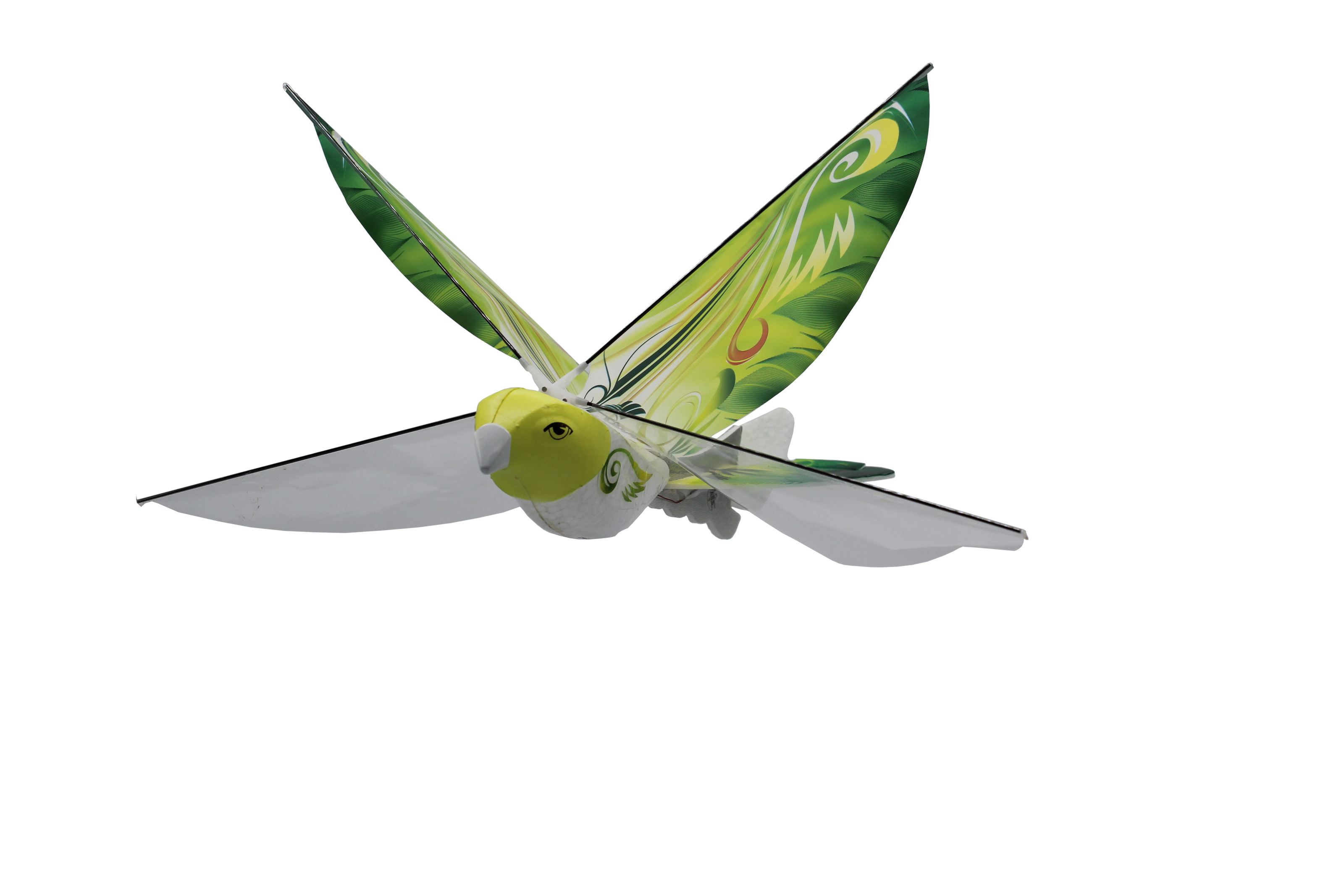 EBird Green Parrot Toy - 2.4 GHz RC Flap Wings Flying Bird Drone