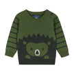 Boys Baby Olive Porcupine Sweater Set