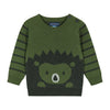 Boys Baby Olive Porcupine Sweater Set