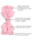 Girls' Pink Swim Bow Headband