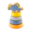 Orange Dino Stacking Toy Set