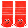 Red Crabby Crab Boogie Toes Rattle Socks