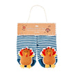 Blue Turkey Gobble Socks