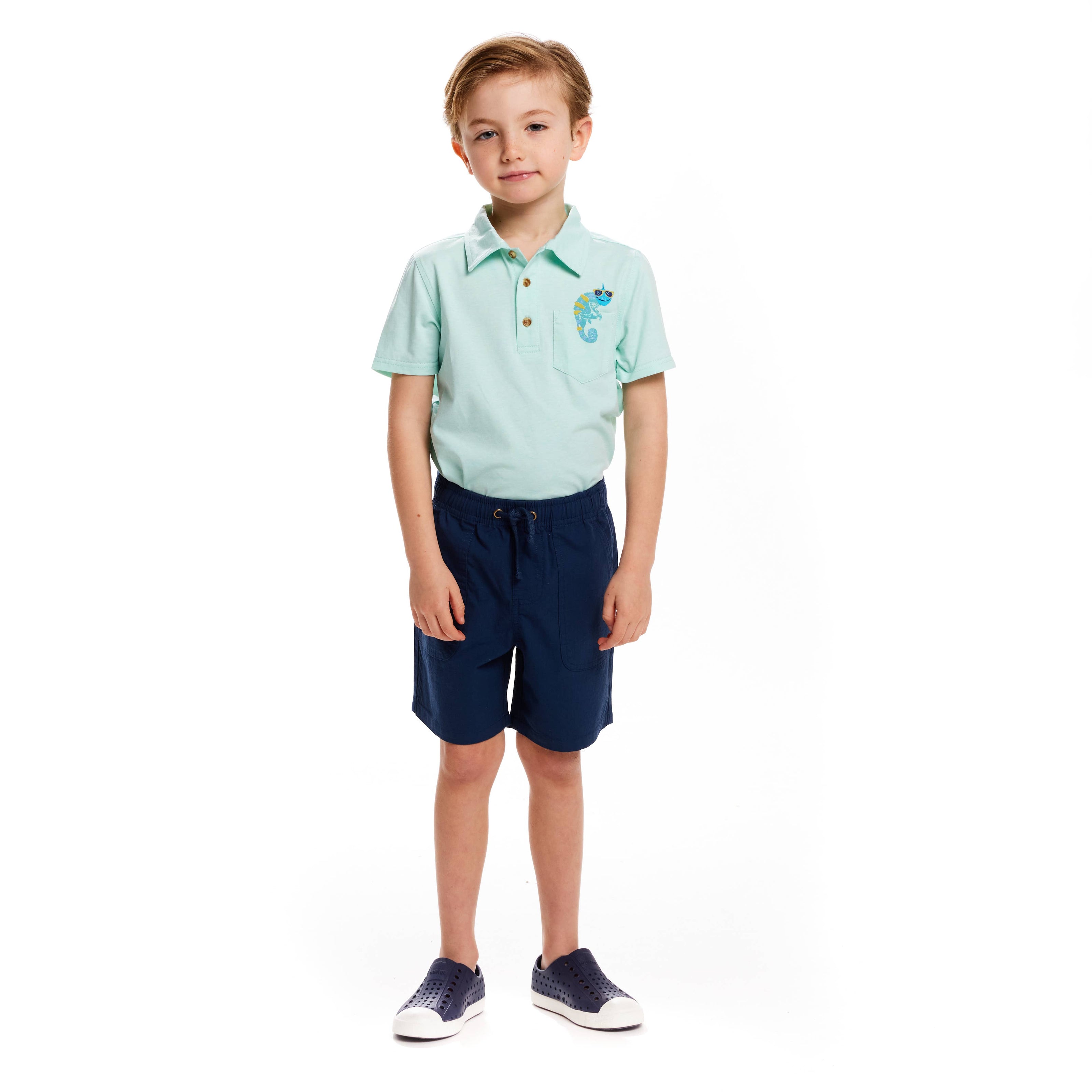 Boys Toddler Navy Ripstop Drawstring Shorts