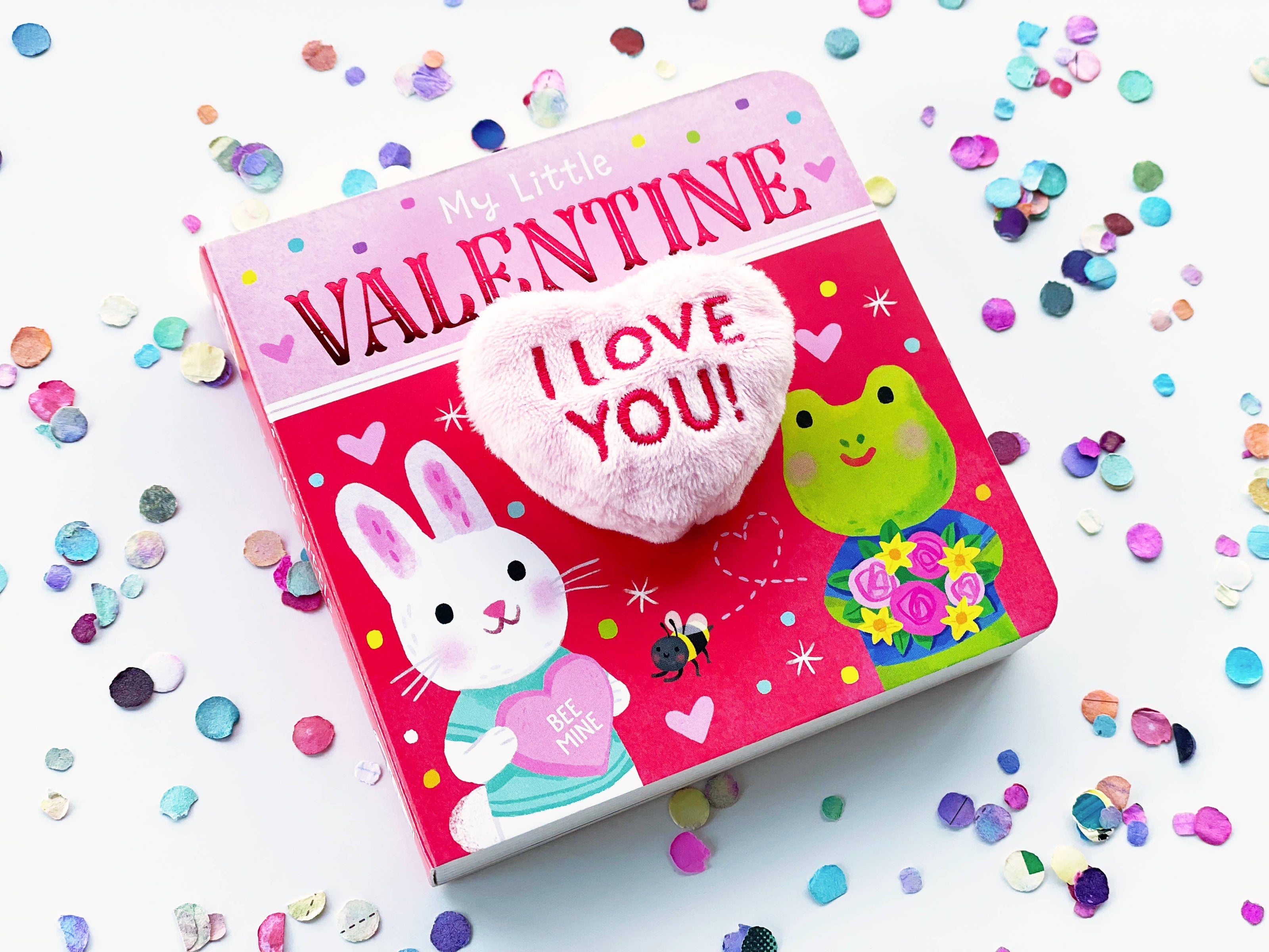 Finger Puppet Board Book - My Little Valentine