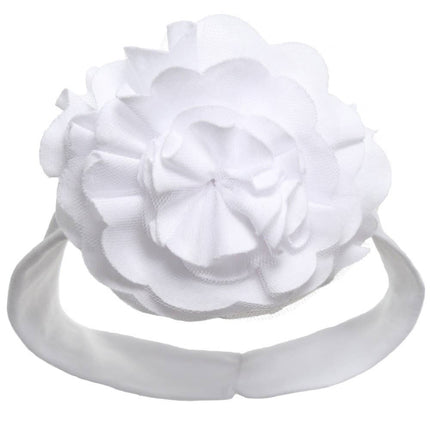 White Lily Pad Headband