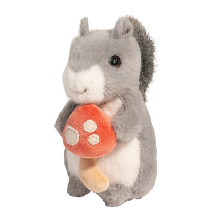 Squirrel With Mushroom Plush Stuffy Stuffed Animal