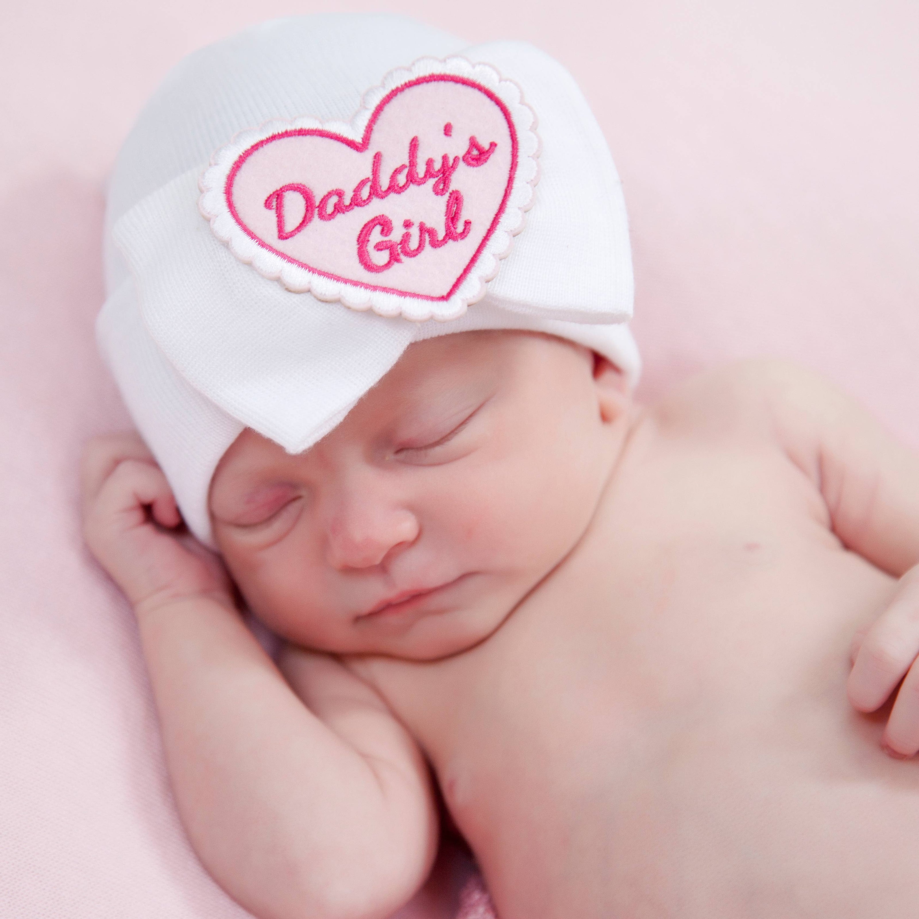 White Daddy's Girl Hospital Hat