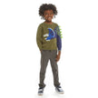 Olive Triceratops Intarsia Sweater | Green