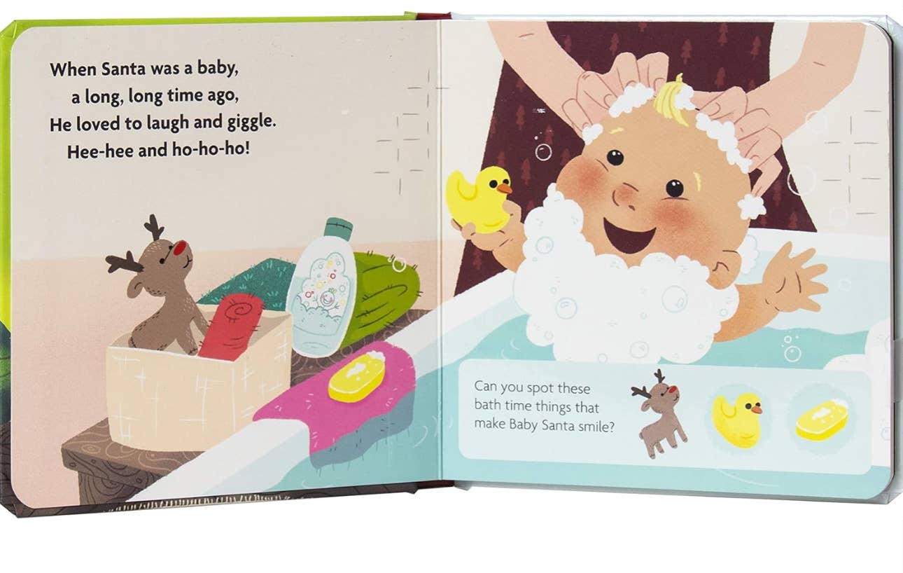 Baby Santa - Baby's First Look and Find Mirror Book