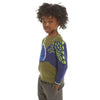 Olive Triceratops Intarsia Sweater | Green