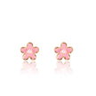 Pink Fancy Flower Cutie Children's Stud Earrings
