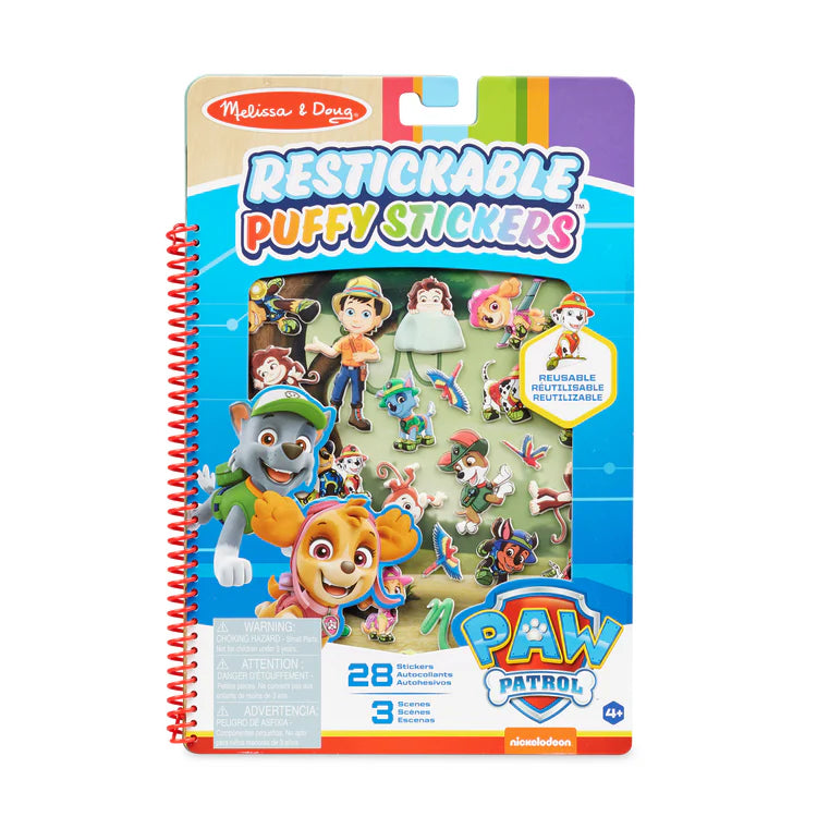 PAW Patrol Restickable Puffy Stickers - Jungle