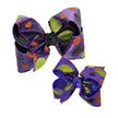 Layered Halloween Dots Bow