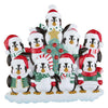 Winter Penguin Family Personalized Christmas Ornament