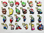 Cartoon Super Mario Shoe Charms