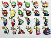 Cartoon Super Mario Shoe Charms