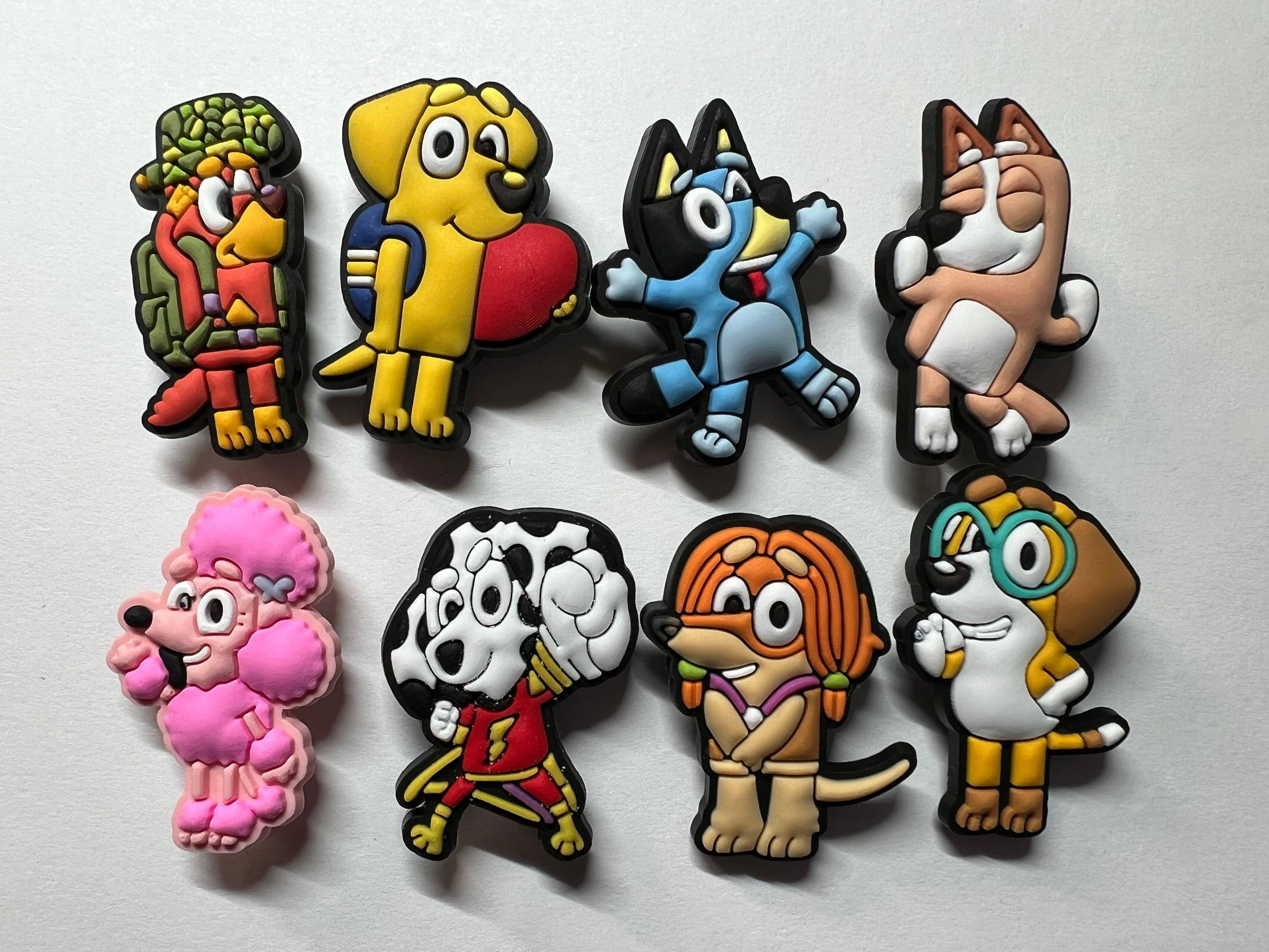 Bluey Characters Shoe Charms