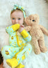 Lemonade Stands & Honey Bears Bamboo Convertible Footie (NB-24m)