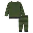 Boys Baby Olive Porcupine Sweater Set