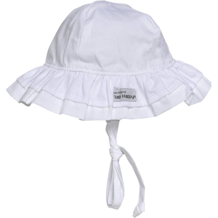 UPF50+ Baby Double Ruffle Sun Hat