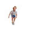 Boys Toddler Short Sleeve Knit Buttondown & Shorts Set