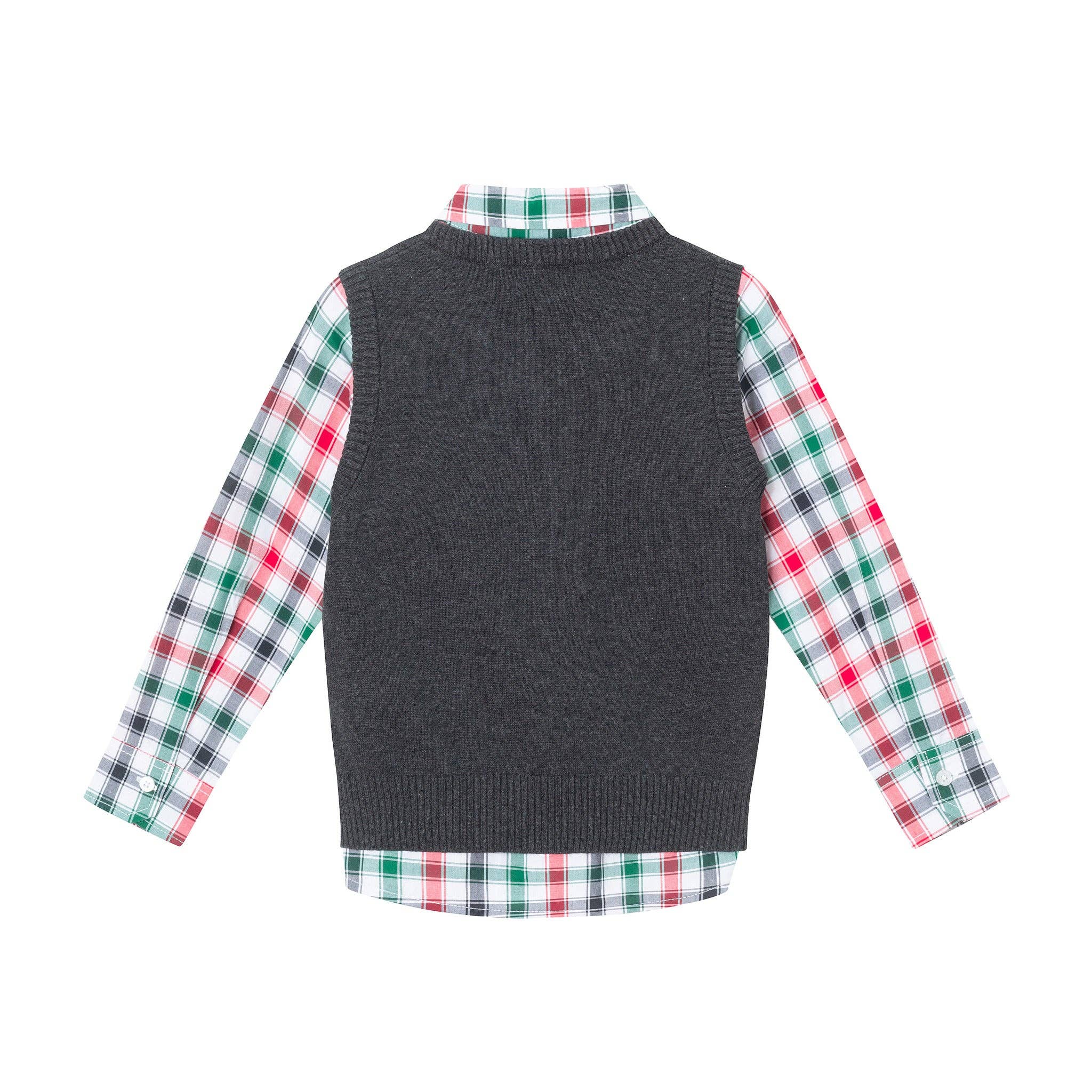 Kids Holiday Gent Sweater Vest Set