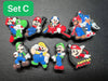 Cartoon Super Mario Shoe Charms