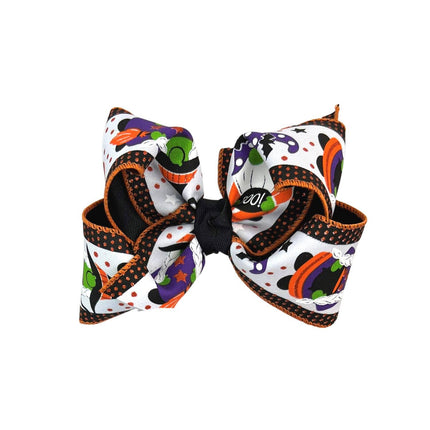 Layered Halloween Gnome Bow