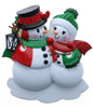 Snowman Family Personalized Christmas Ornament