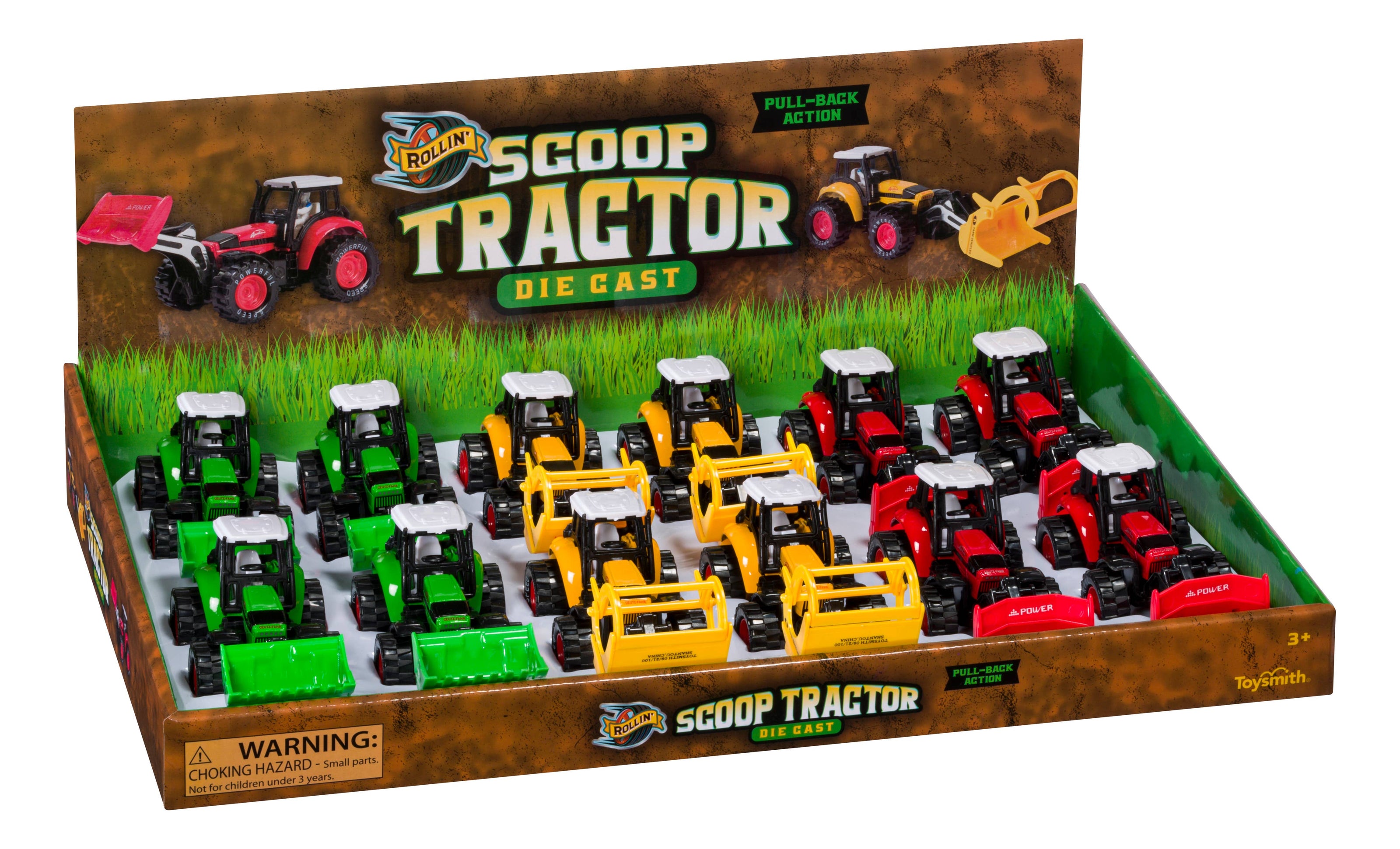 Die-Cast Scoop Tractor-Toy Tractor