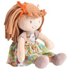 Libby Lu Brown Hair with Orange Print Dress