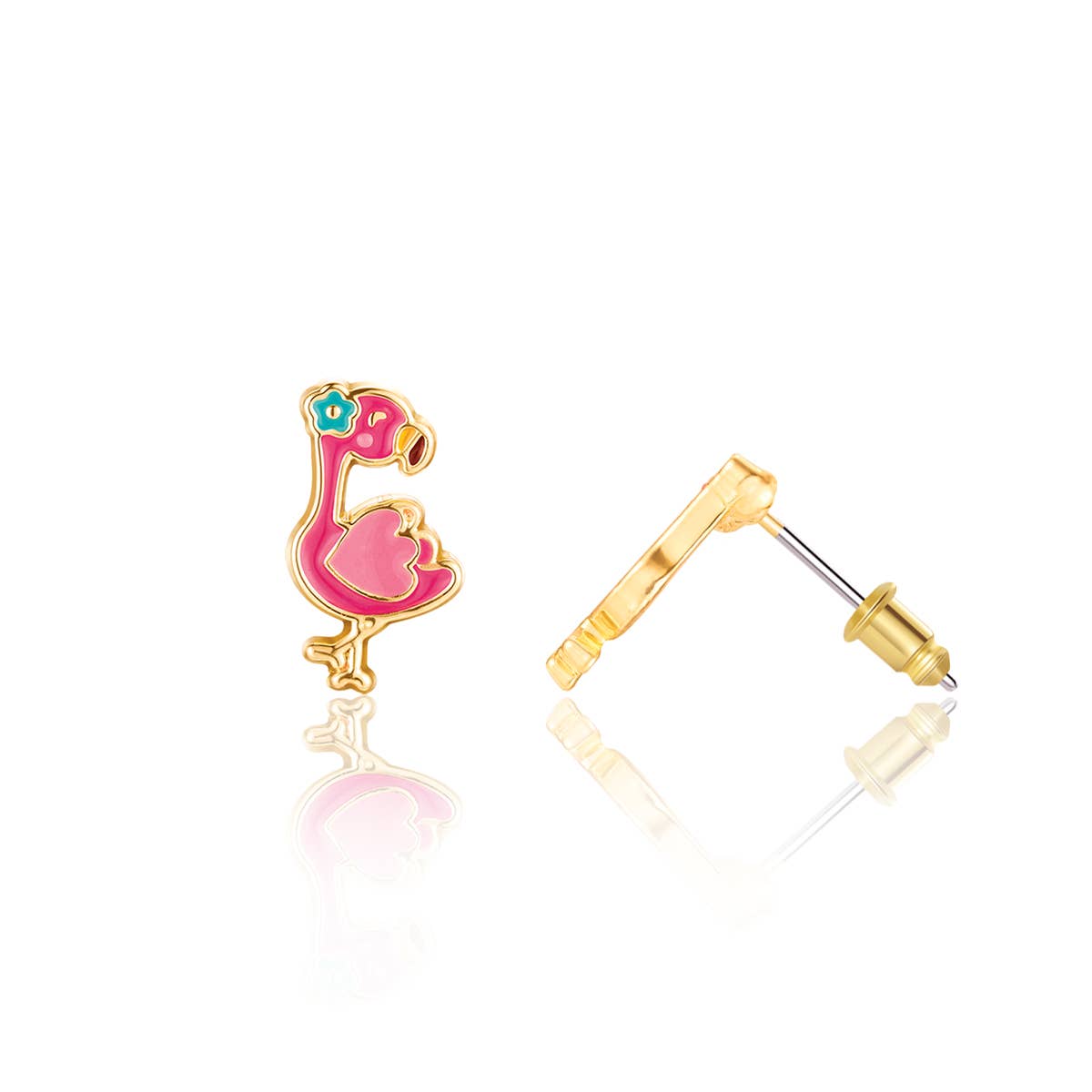 Flamingo Stud Children's Stud Earrings