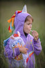 Purple Rainbow Unicorn 3D Hoodie