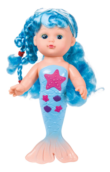 Toysmith Bathtime Mermaid Doll (Assorted Colors)