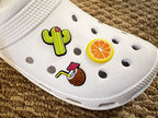 Coconut Orange Cactus Shoe Charms