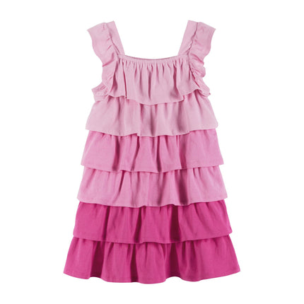 Pink Tiered Dress