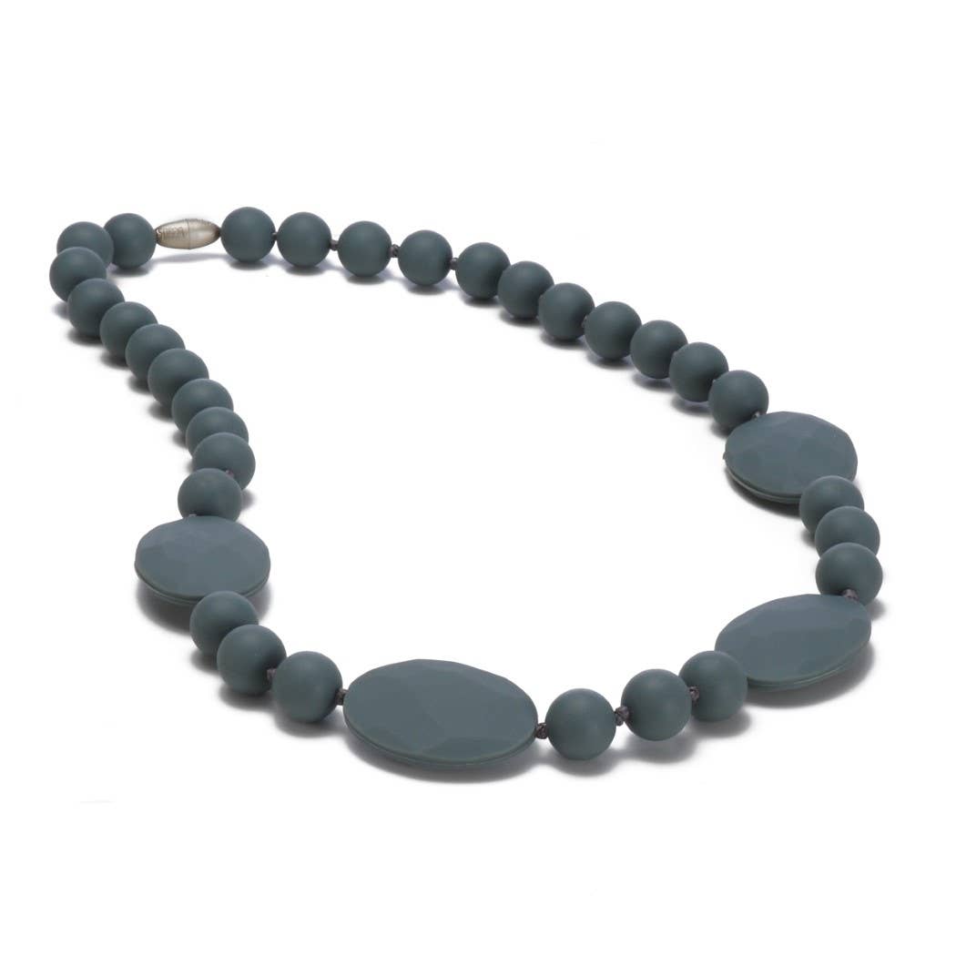 Perry Necklace: Stormy Grey