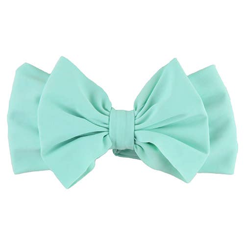 Vintage Aqua Swim Bow Headband