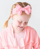 Girls' Pink Swim Bow Headband