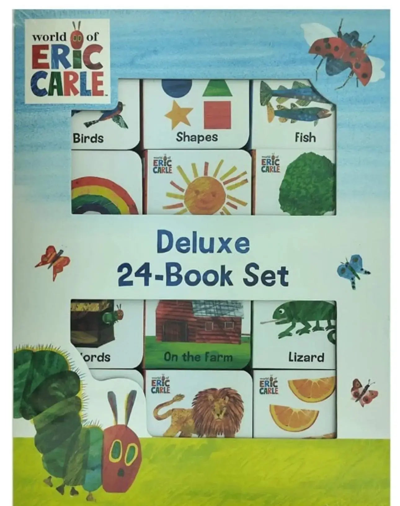 World of Eric Carle Deluxe 24 Book Set - Early Learning Book