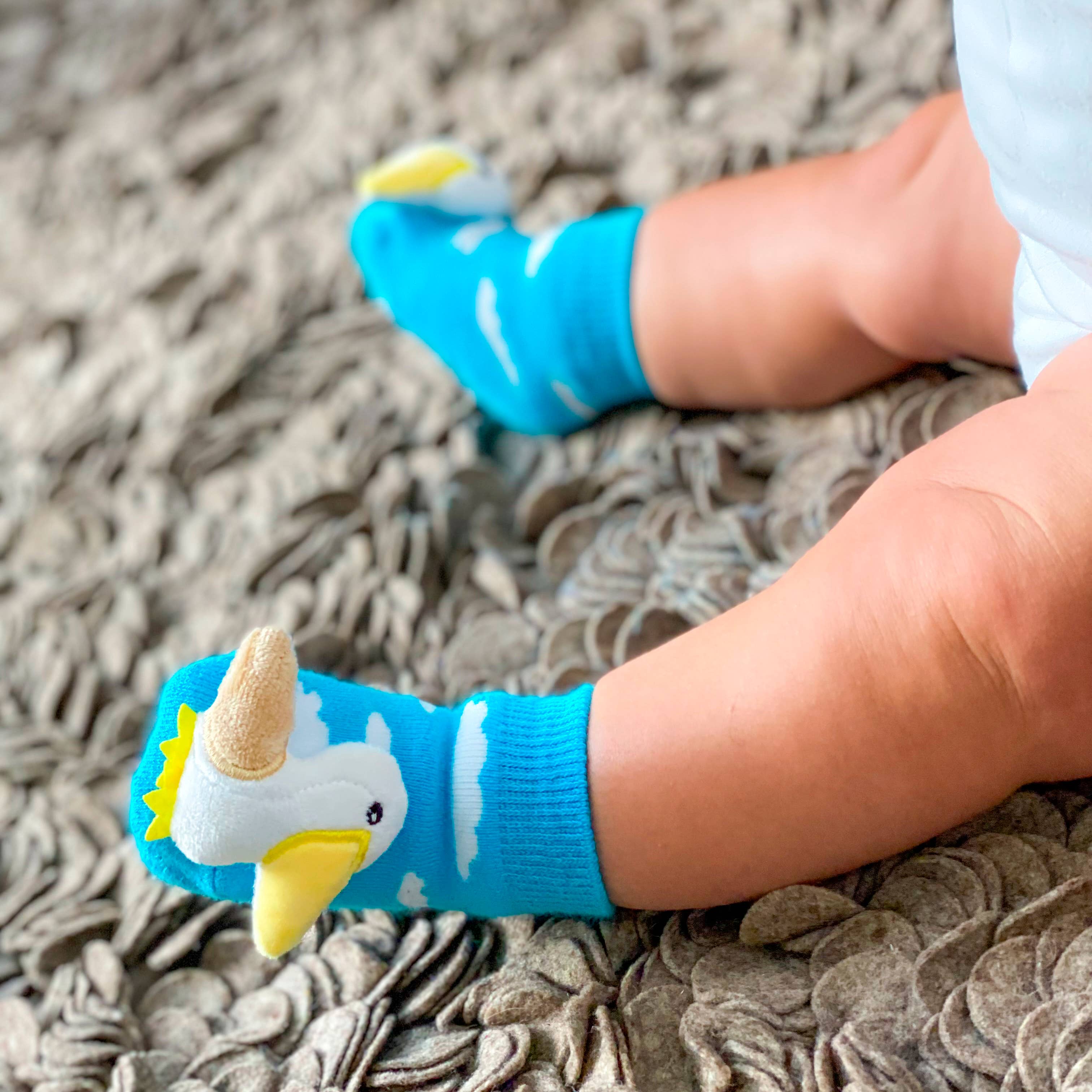 Baby Pelican Baby Rattle Socks