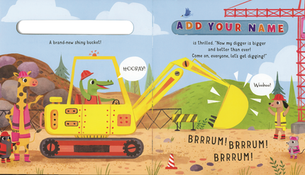 Star in Your Own Story, Drives a Digger Board Book