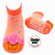 Sweet Cupcake Boogie Toes - Baby Rattle Socks