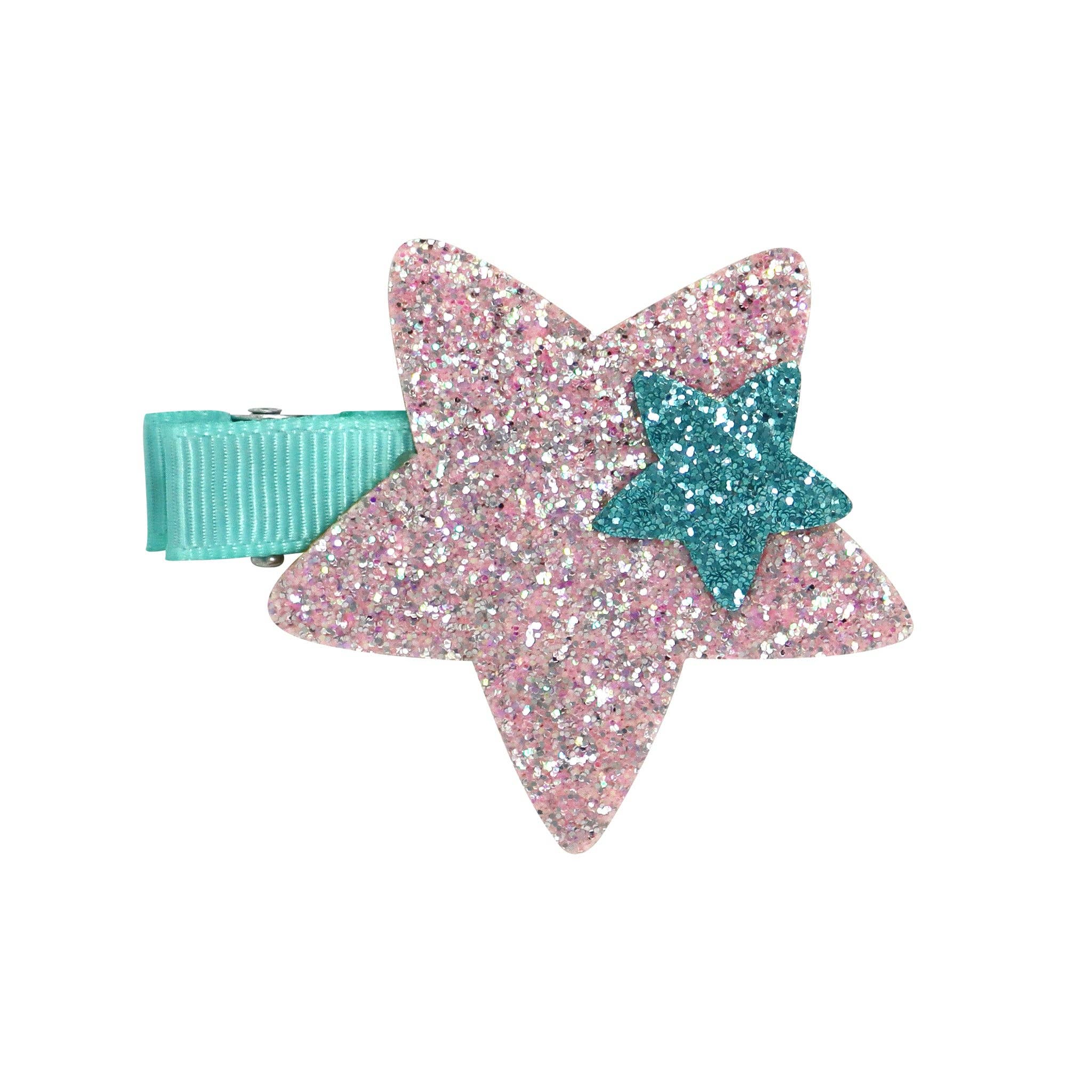 Shimmering Mermaid Star Hair Clips