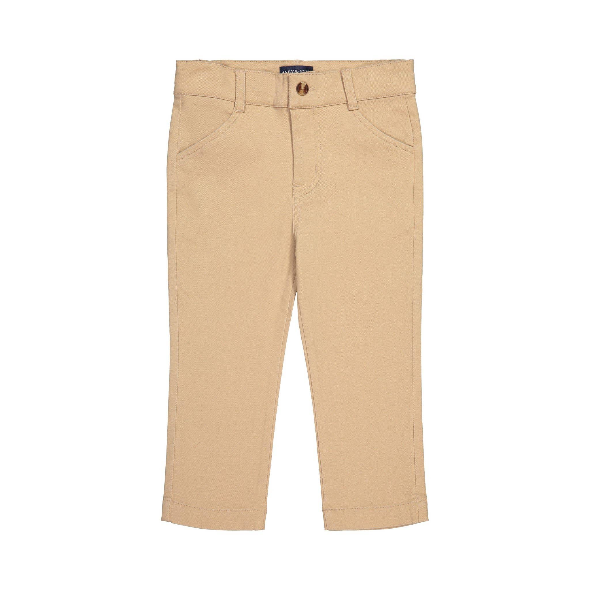 Boys Baby Khaki Twill Pants